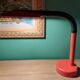 Red lamp annees 70's scandinavian design , fagerhults ( sweden )
