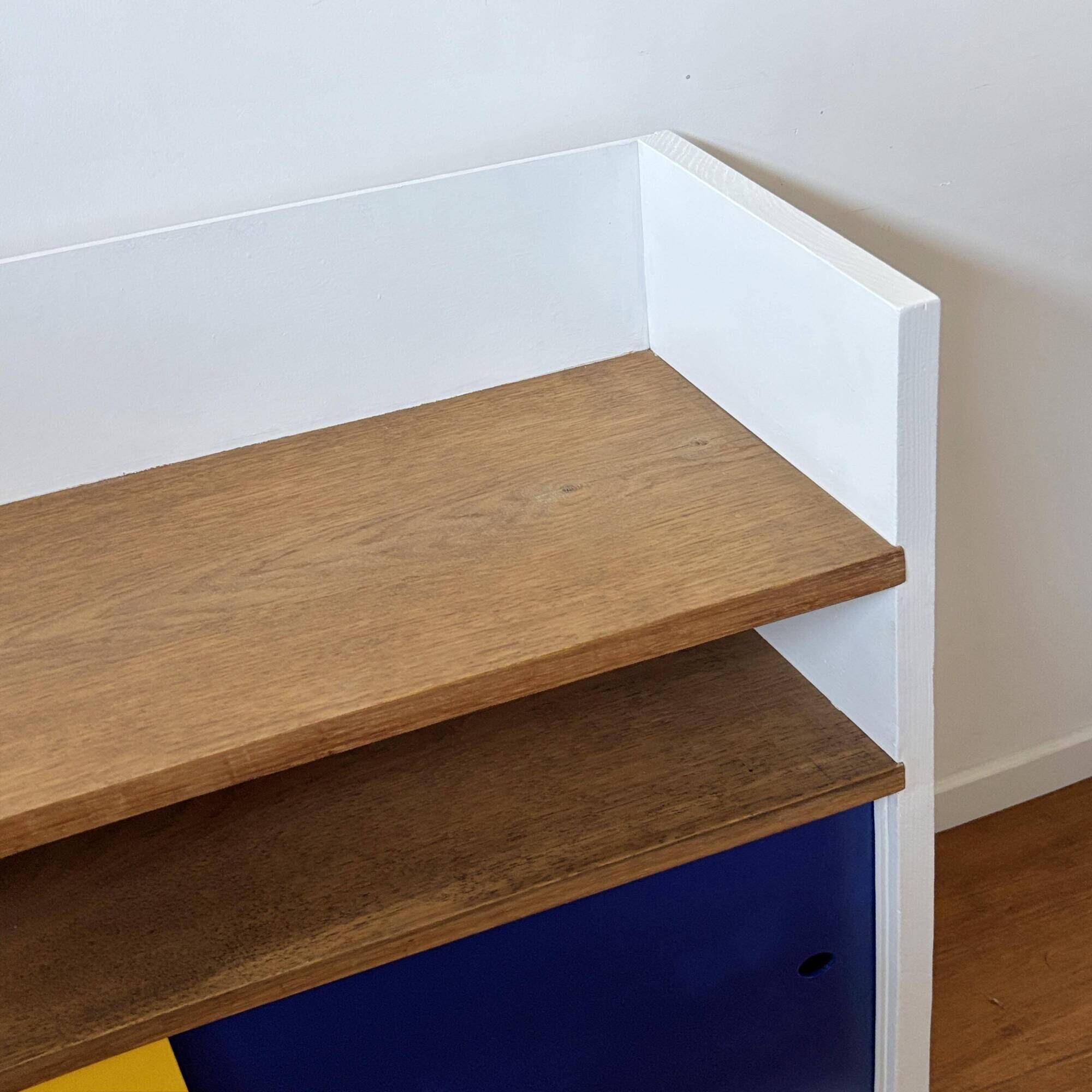 Vintage bookshelf from the 1960s.