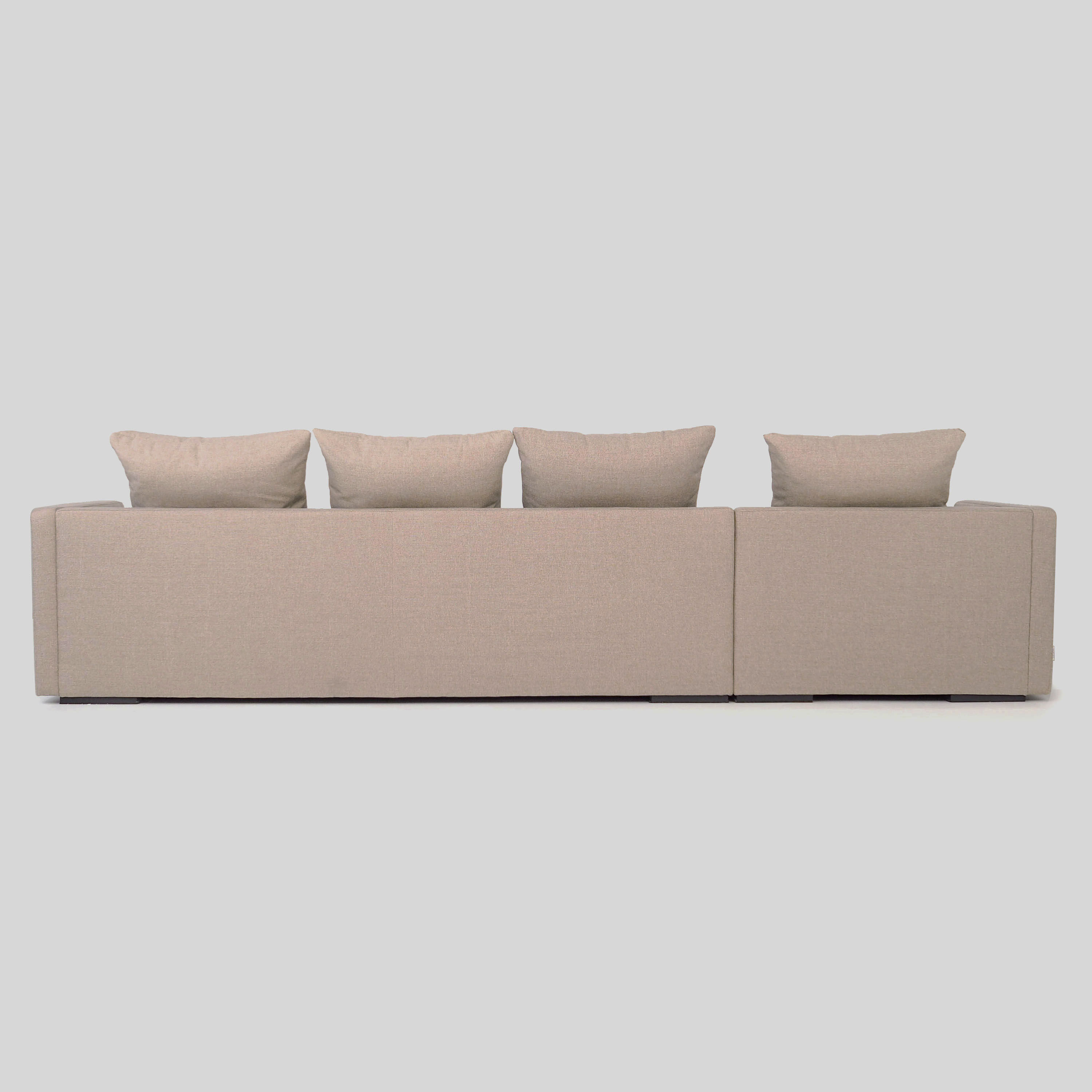 Canapé d'angle kopenhaga beige, design scandinave