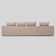 Canapé d'angle kopenhaga beige, design scandinave