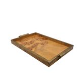 Hollywood Regency Lucite & Brass Picture Frame – In the Manner of Gabriella