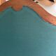 Old wooden and fabric screen