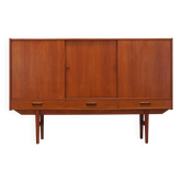 Enfilade en teck, design danois, années 1960, production : Danemark