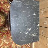 Pair of Art Deco bedside tables with marble.