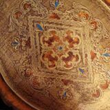 Hand-painted and gilded Florentine wood tray