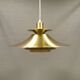 Suspension danoise en aluminium couleur laiton