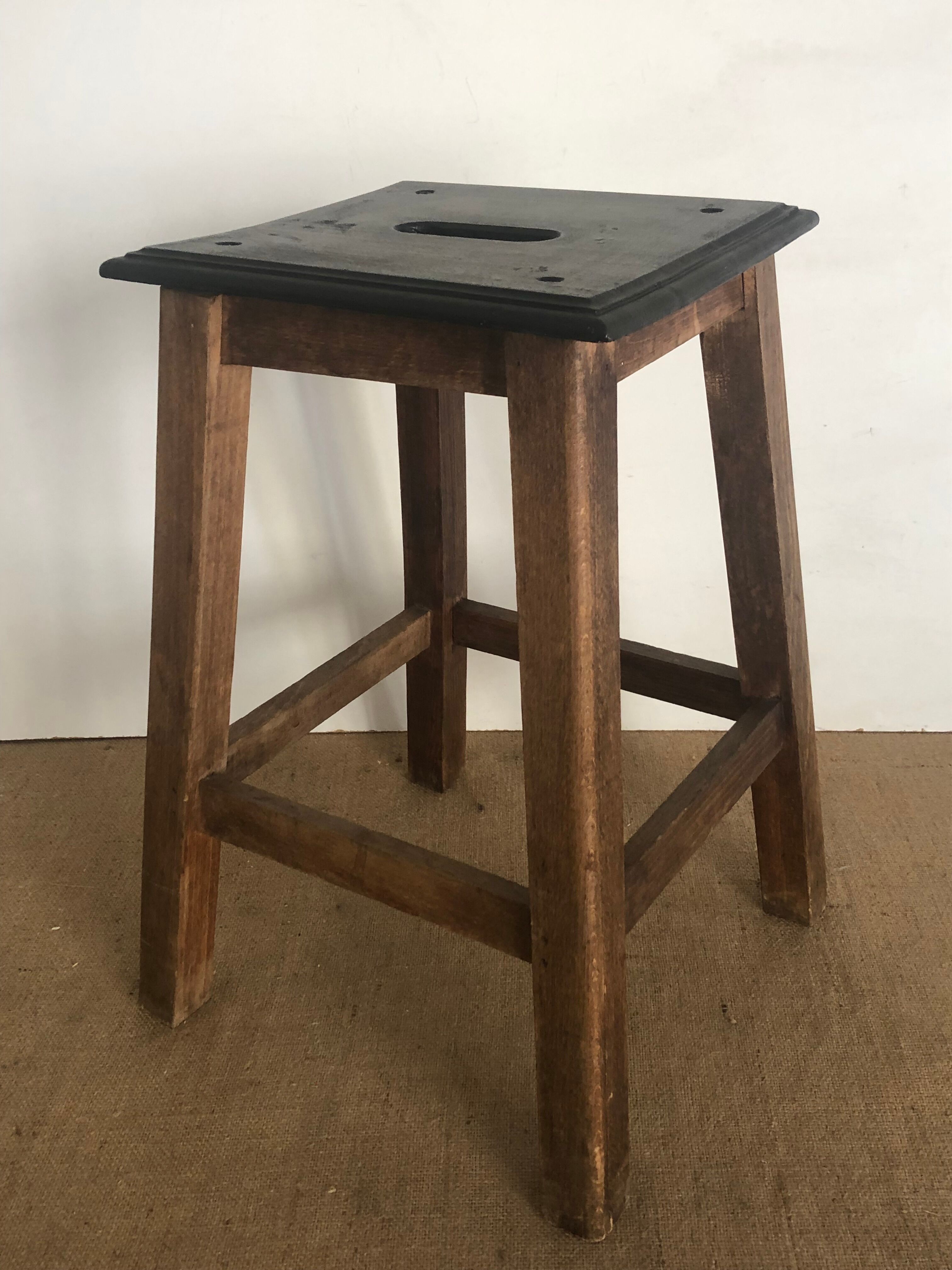 Old wooden stool