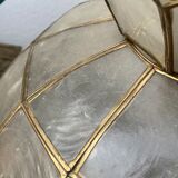 Suspension in mother-of-pearl and lotus brass 1950