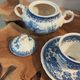 Villeroy & Boch "Burgenland" blue service trio – Vintage