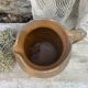 Set of antique terracotta jugs H21 cm