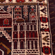 Afghan carpet Baluch vintage 140x86cm