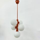 Mid-century atomic sputnik pendant lamp , 1970s