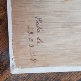 Painting on wood scene of cuba life