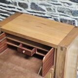 Bureau secrétaire orme vintage