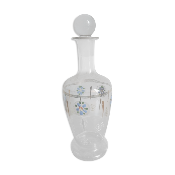 Carafe en verre émaillé