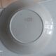 2 antique plates in opaque porcelain from Gien