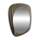 Miroir en verre fumé 70’s space age
