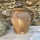 Set of antique terracotta jugs H21 cm
