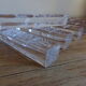 Knife holders made of chiseled crystal