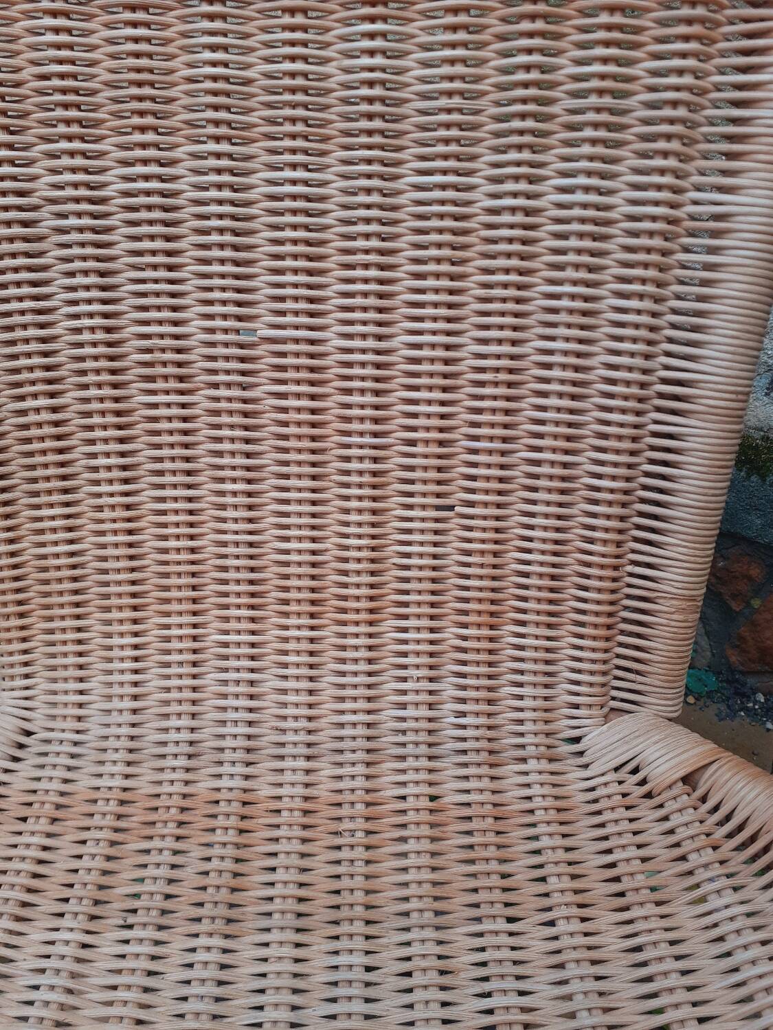 Fauteuil en rotin année  70