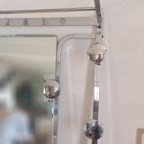 Vintage coat rack / hanger in chrome brass - Art Deco