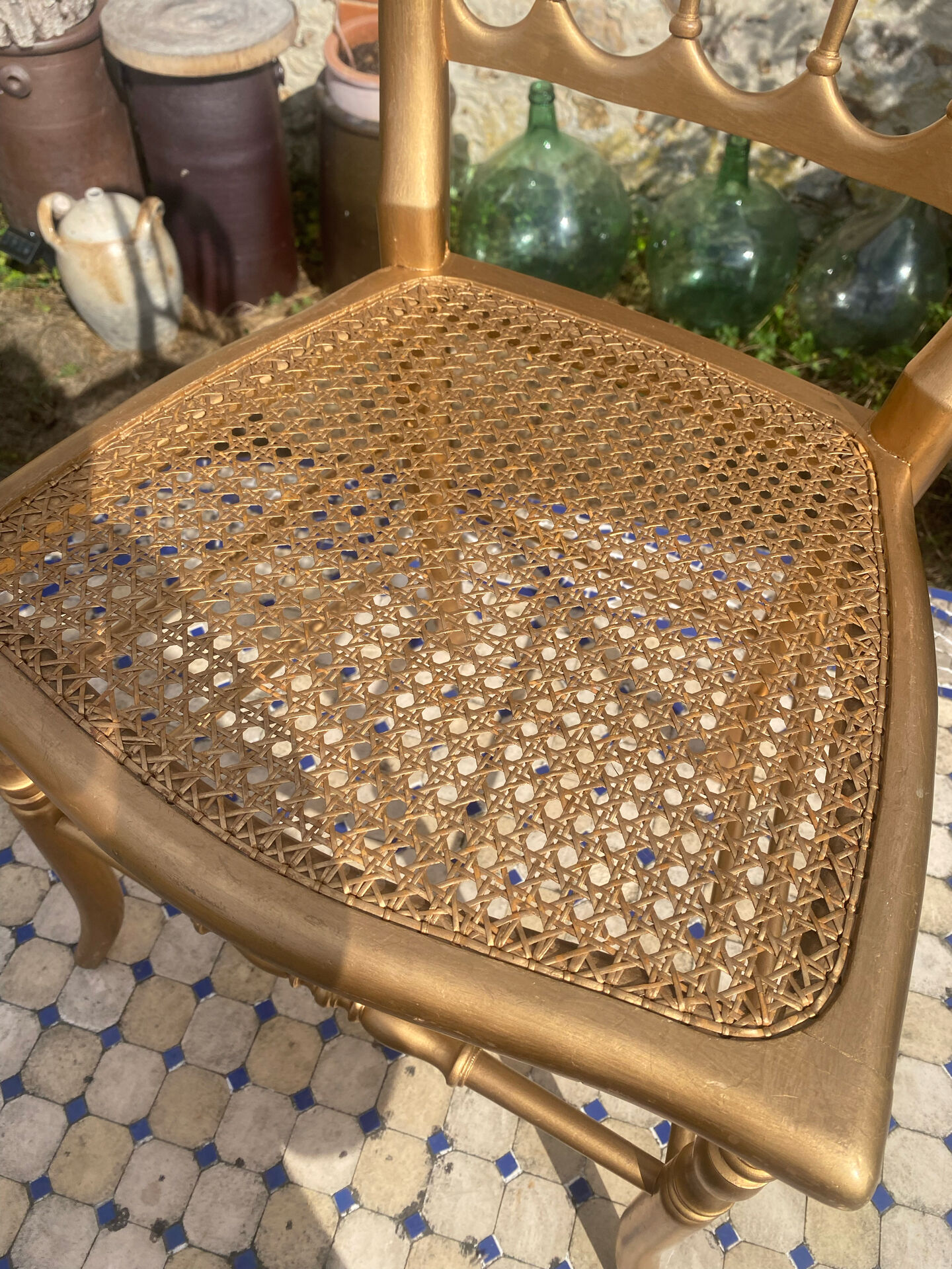 Napoleon III golden chair
