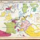 Old Hatier Trotignon map 220-21, 1950 Europe 16th 17th Renaissance