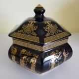 Porcelain candy maker hand-decorated with 24 carat gold Greece 70