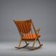 No. 182 Teak Rocking Chair by Frank Reenskaug for Bramin, 1960s