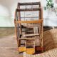 Cage à oiseaux en bois, XIXème s.