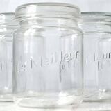 Set of 6 old jars "the best"