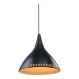 Vintage Italian Black Metal Pendant Lamp