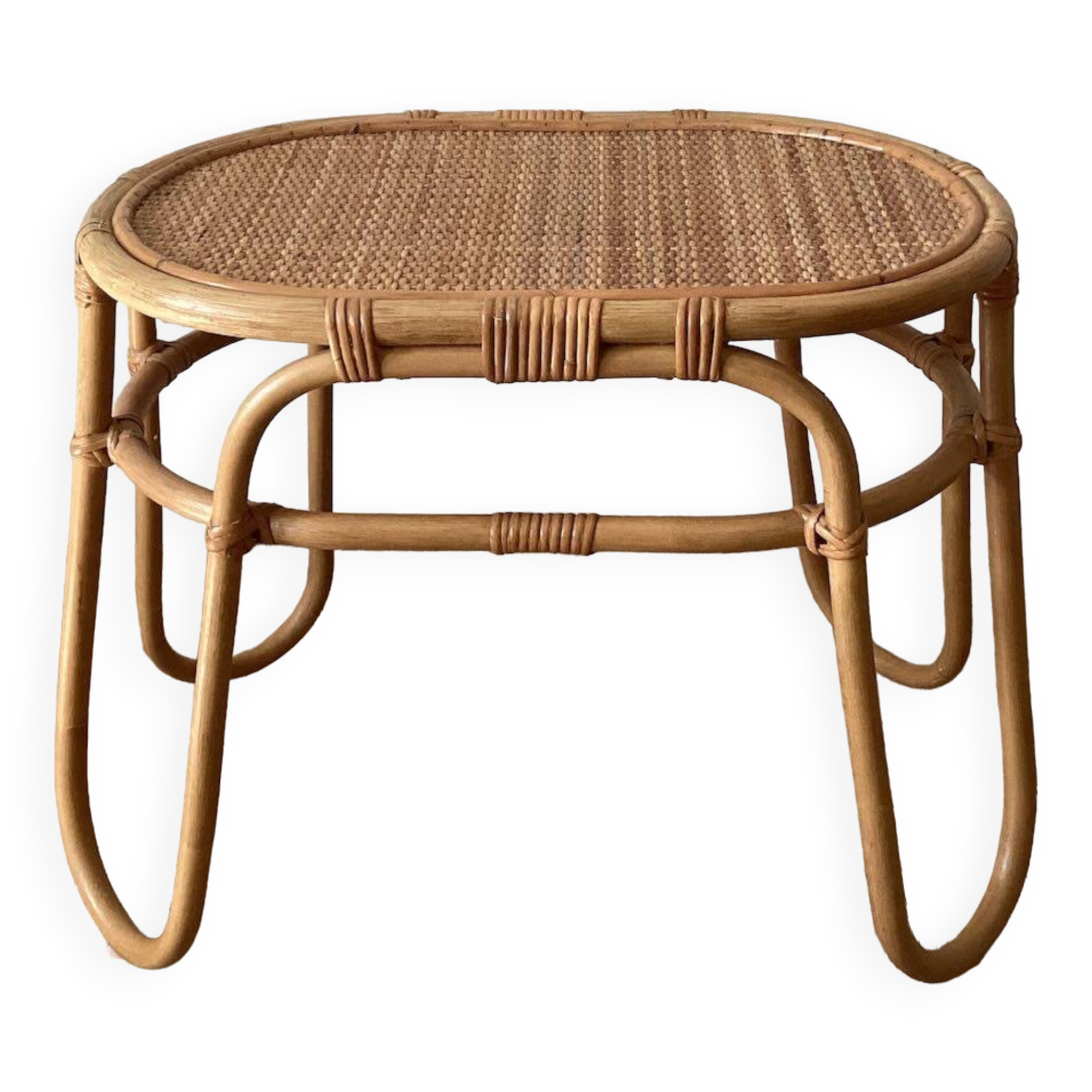 Rattan coffee table