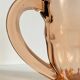 Vintage amber-pink glass pitcher 1 liter