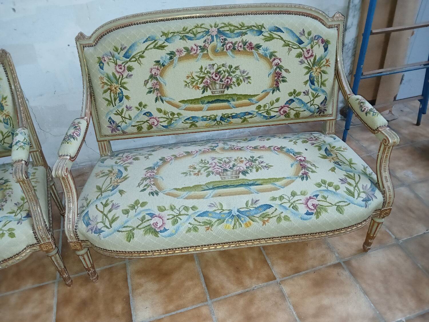 Louis XVI style salon