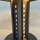 Steel design table lamp