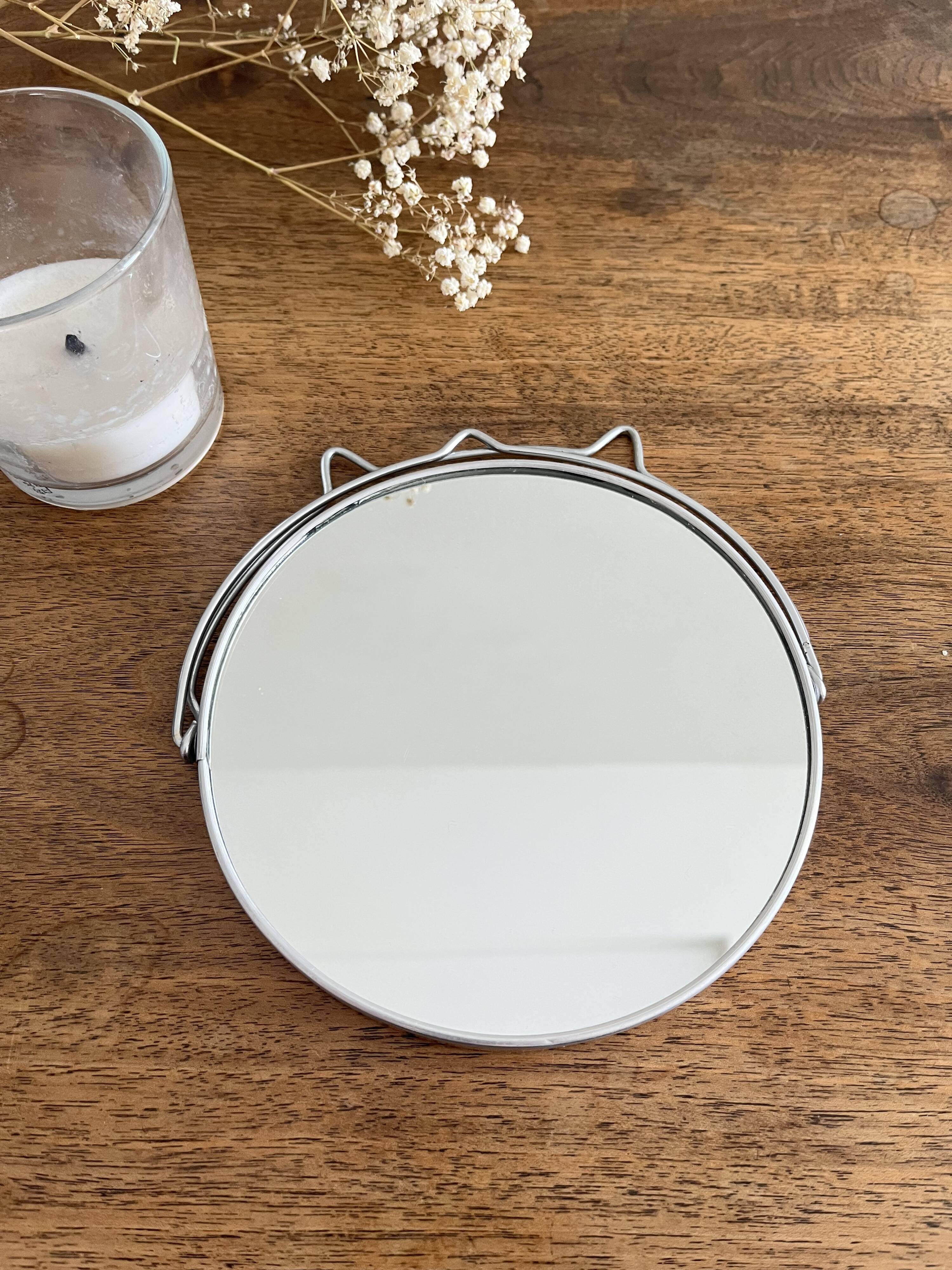 Round barber mirror 14.5 cm