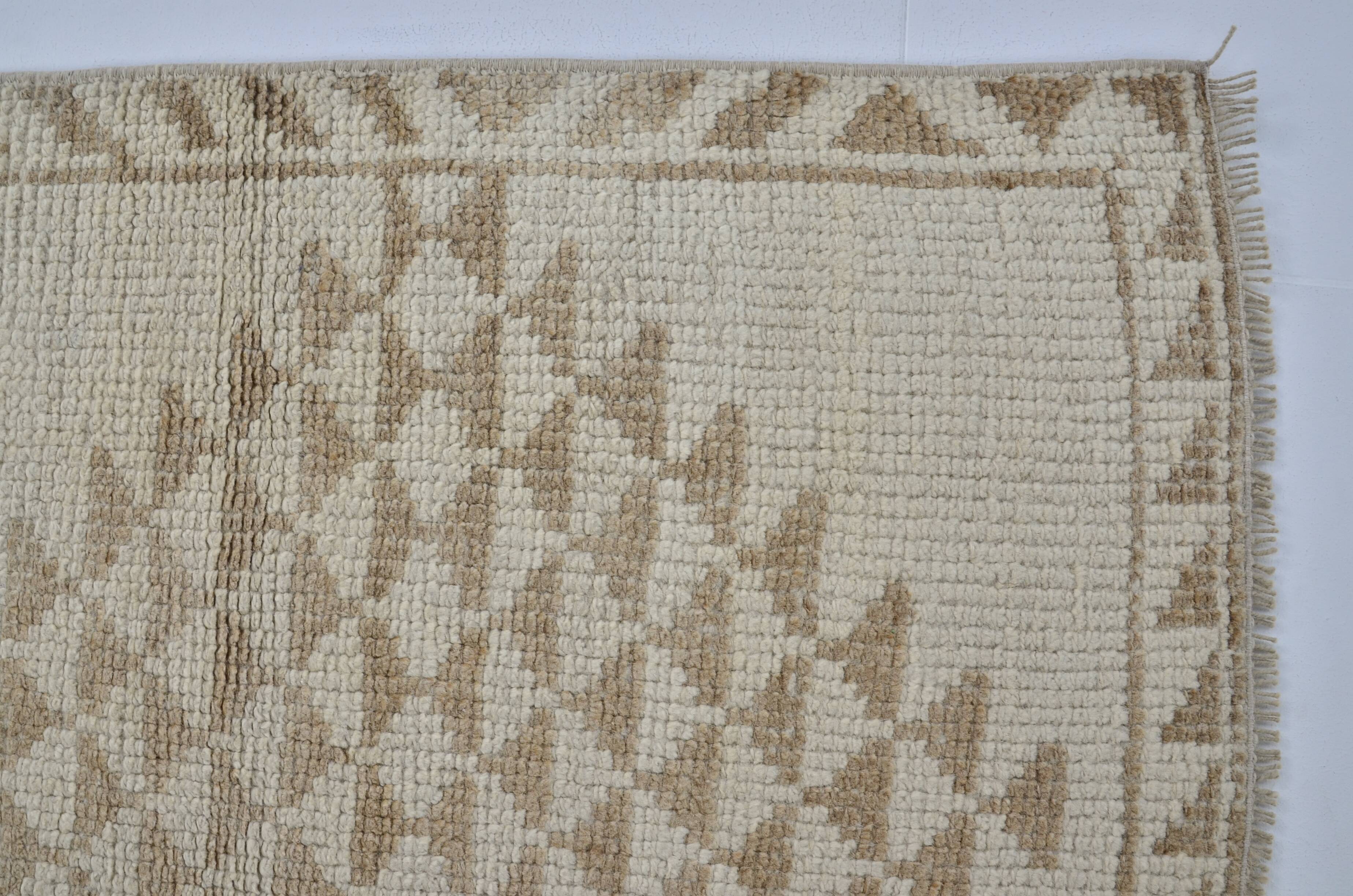 Turkish Anatolian Off White Runner Rug sku 2153