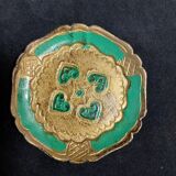 Five florentine gilded wooden coasters