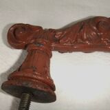 Old cast iron door handle