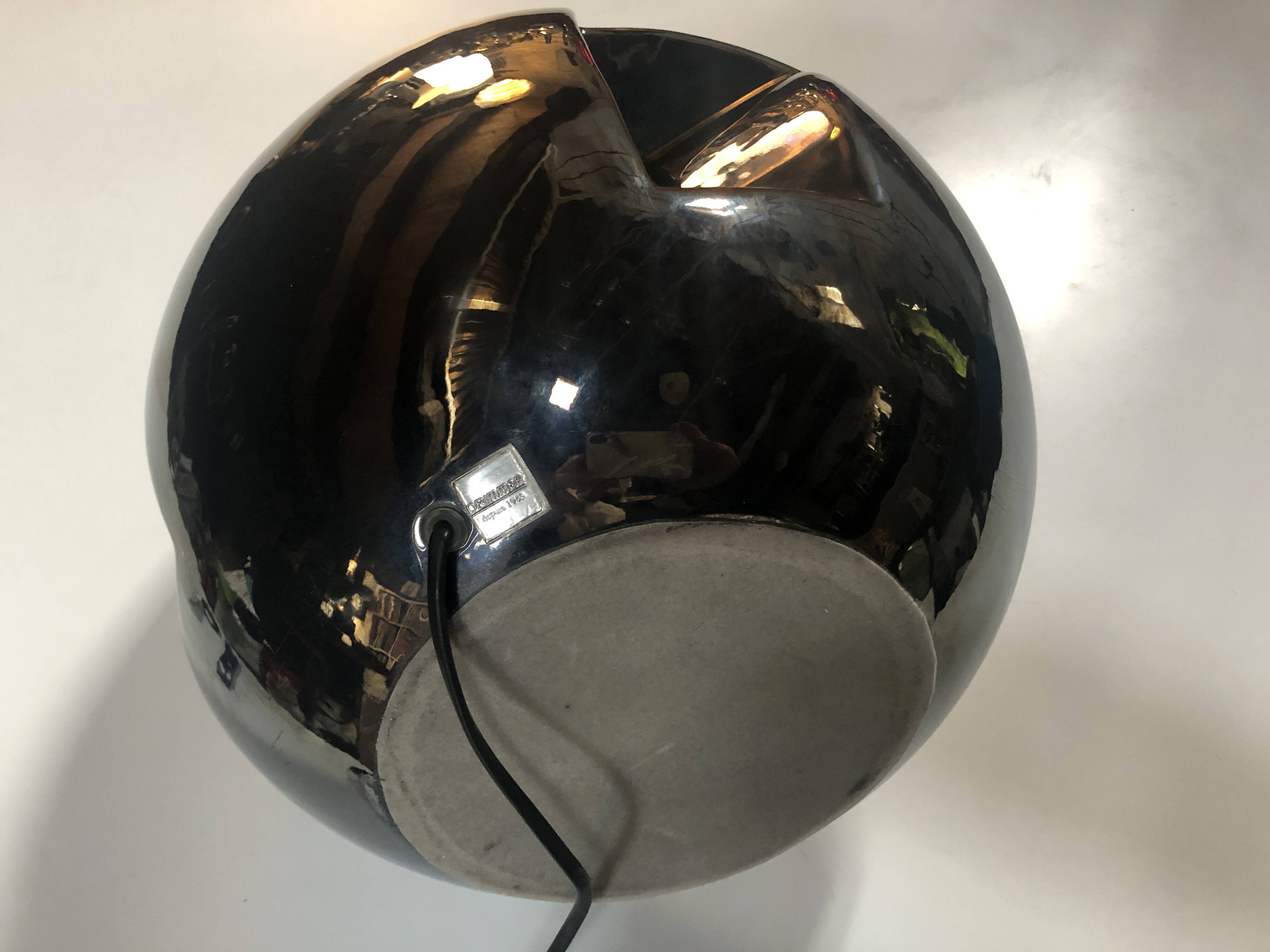 Large Vintage Lamp • Glazed Earthenware • Louis Drimmer • Space Age • 1960