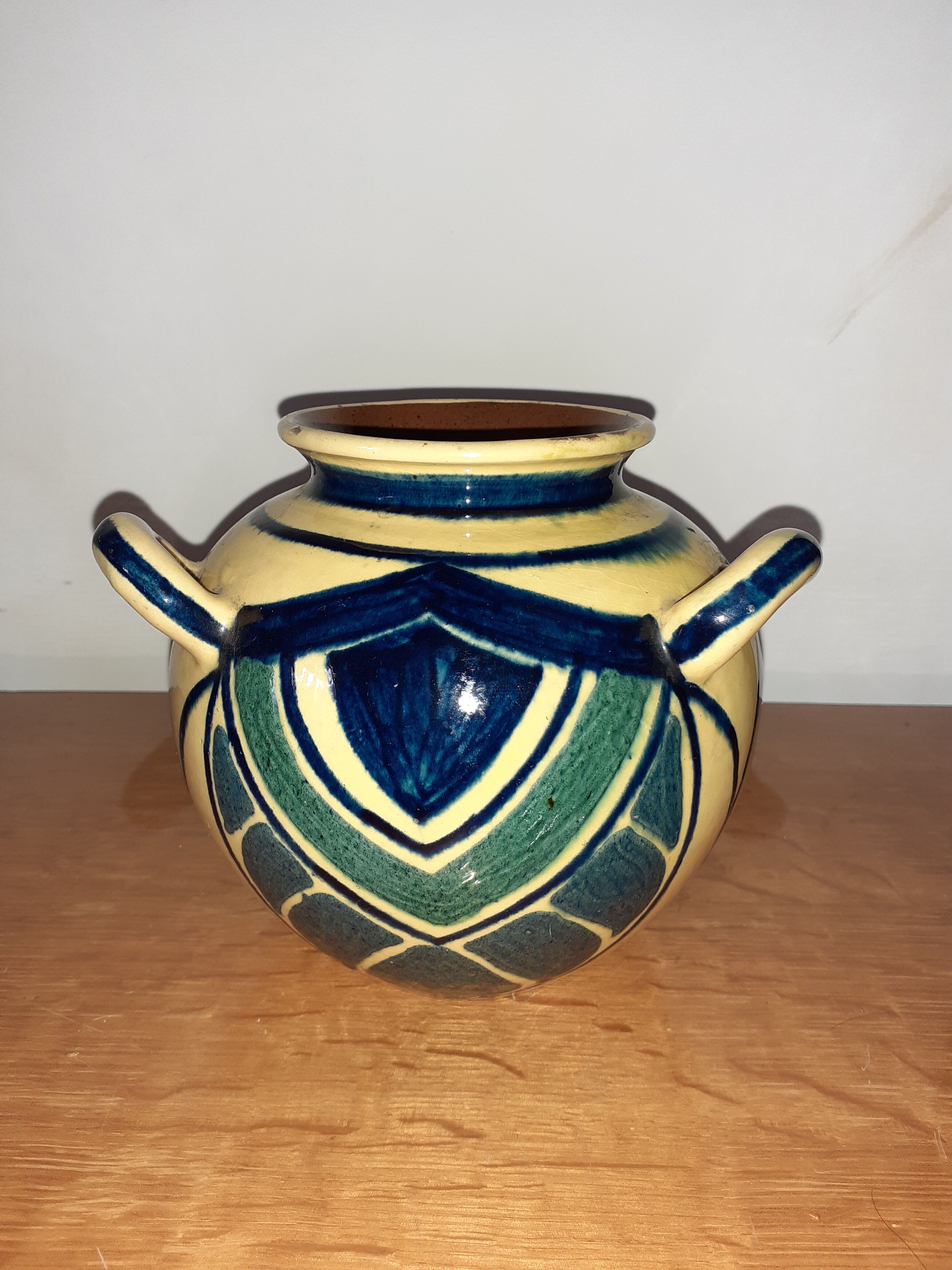 Ceramic vase art-deco René Nicole