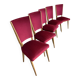 Lot de 5 chaises vintage