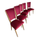 Lot de 5 chaises vintage
