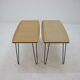 1960s Oak coffee table on hairpin legs