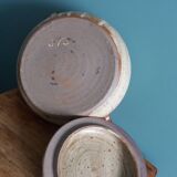 Stoneware tureen from Puisaye, signed Jean Pierre Prud’homme