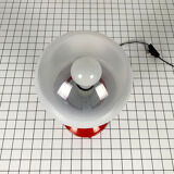 Italian glass table lamp, 1980