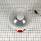 Italian glass table lamp, 1980