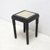 Tabouret rembourré historicisme repose-pieds années 1910, Autriche Hongrie