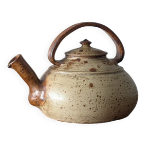 Théière en grès pyrité